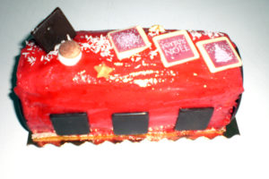 Buche de Noël fruits rouges